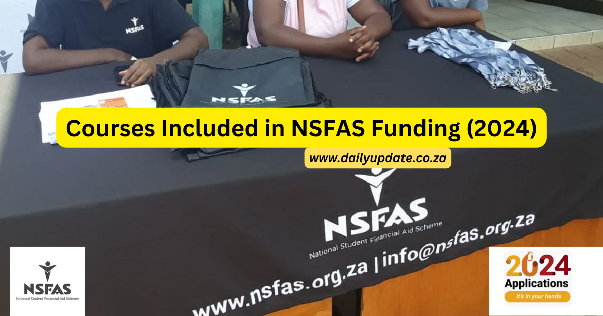 Courses Included in NSFAS Funding (2024)