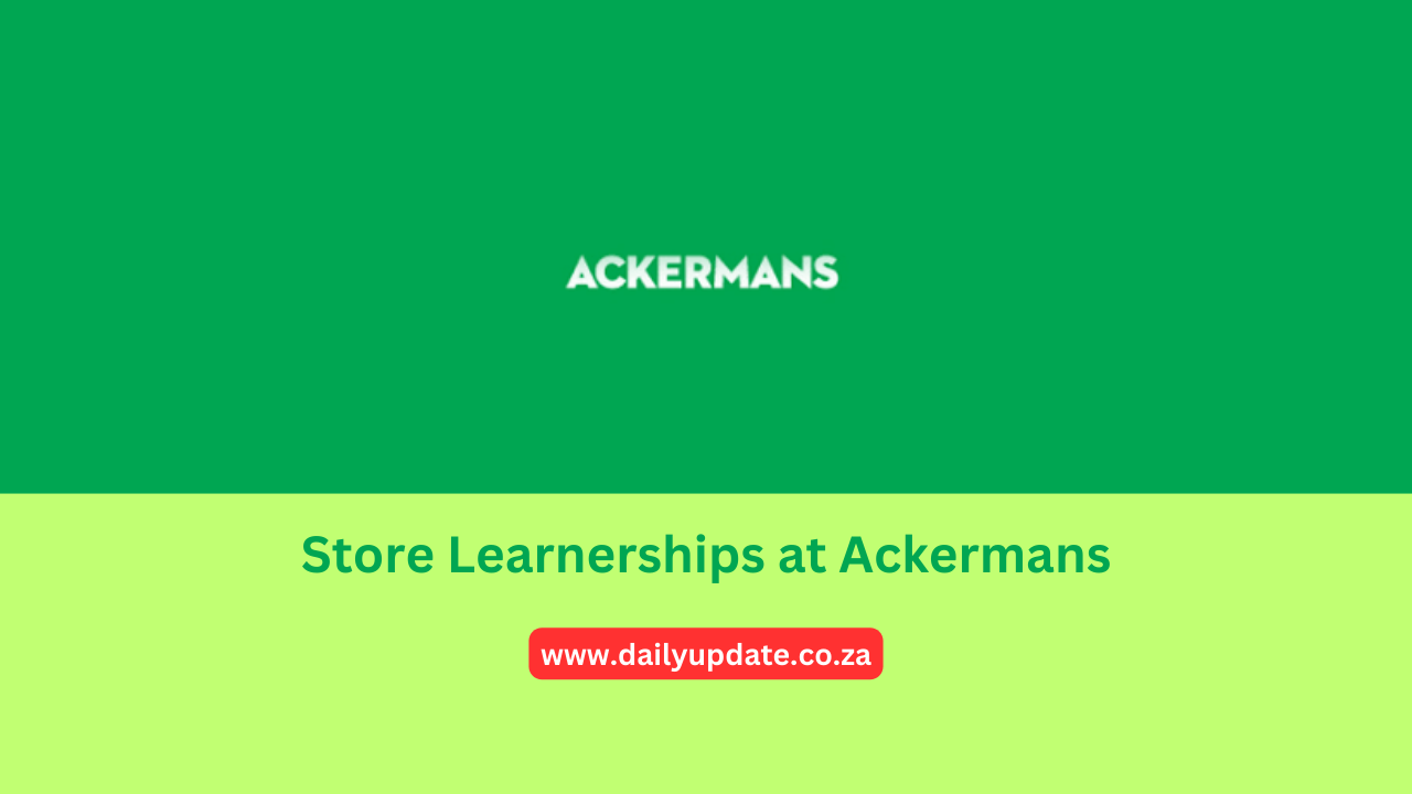 Store Learnerships at Ackermans