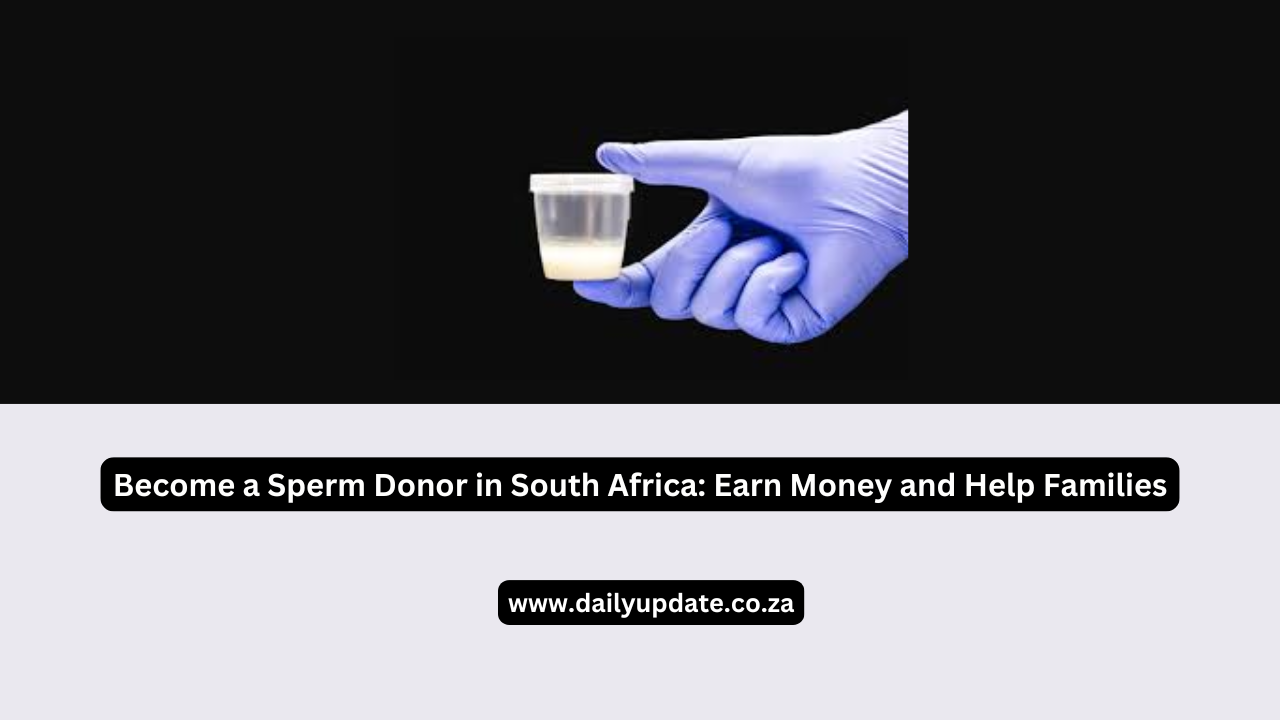 Become a Sperm Donor in South Africa: Earn Money and Help Families