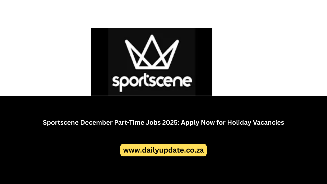 Sportscene December part-time jobs 2025