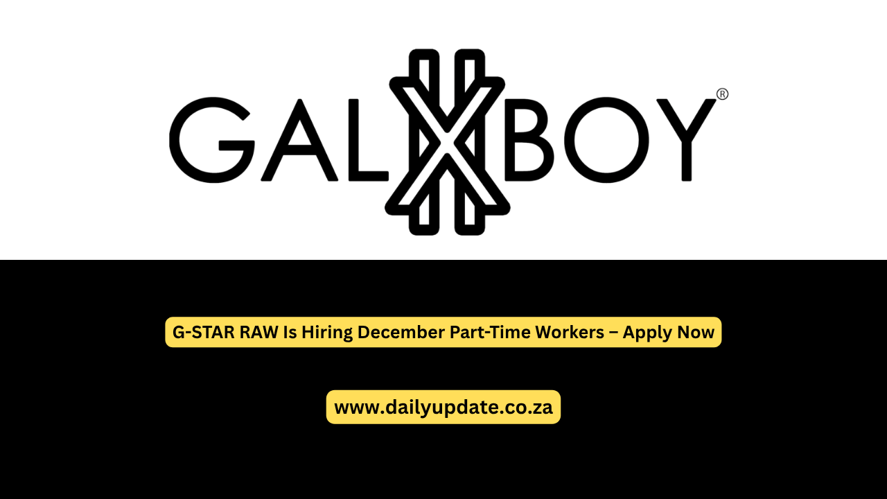 G-STAR RAW Is Hiring December Part-Time Workers – Apply Now