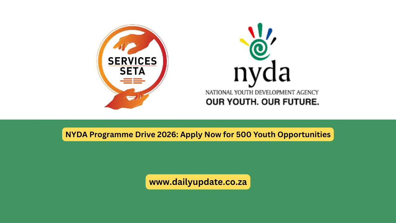NYDA Programme Drive 2026: Apply Now for 500 Youth Opportunities