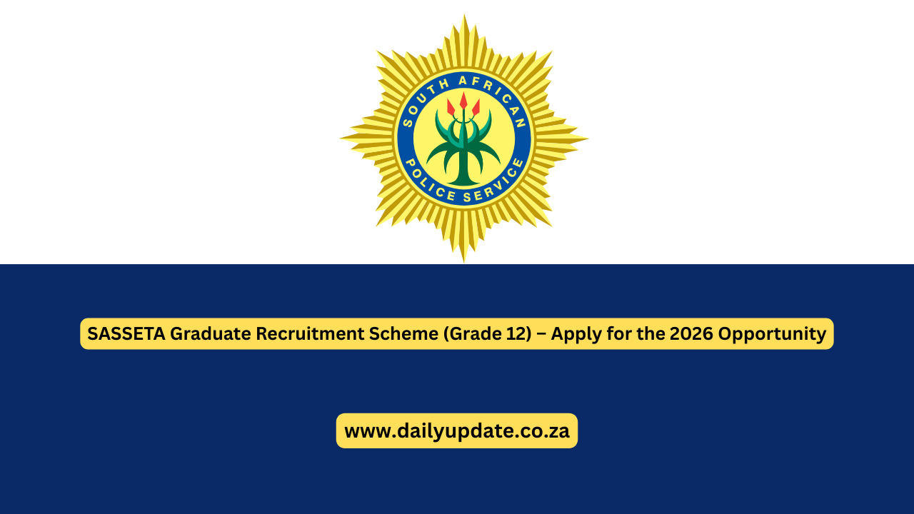 SASSETA Graduate Recruitment Scheme (Grade 12) – Apply for the 2026 Opportunity