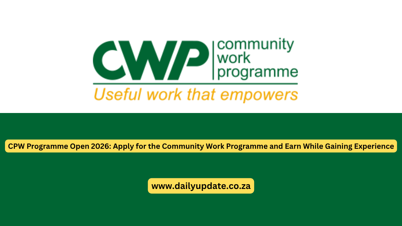 CPW Programme Open 2026: Apply for the Community Work Programme and Earn While Gaining Experience