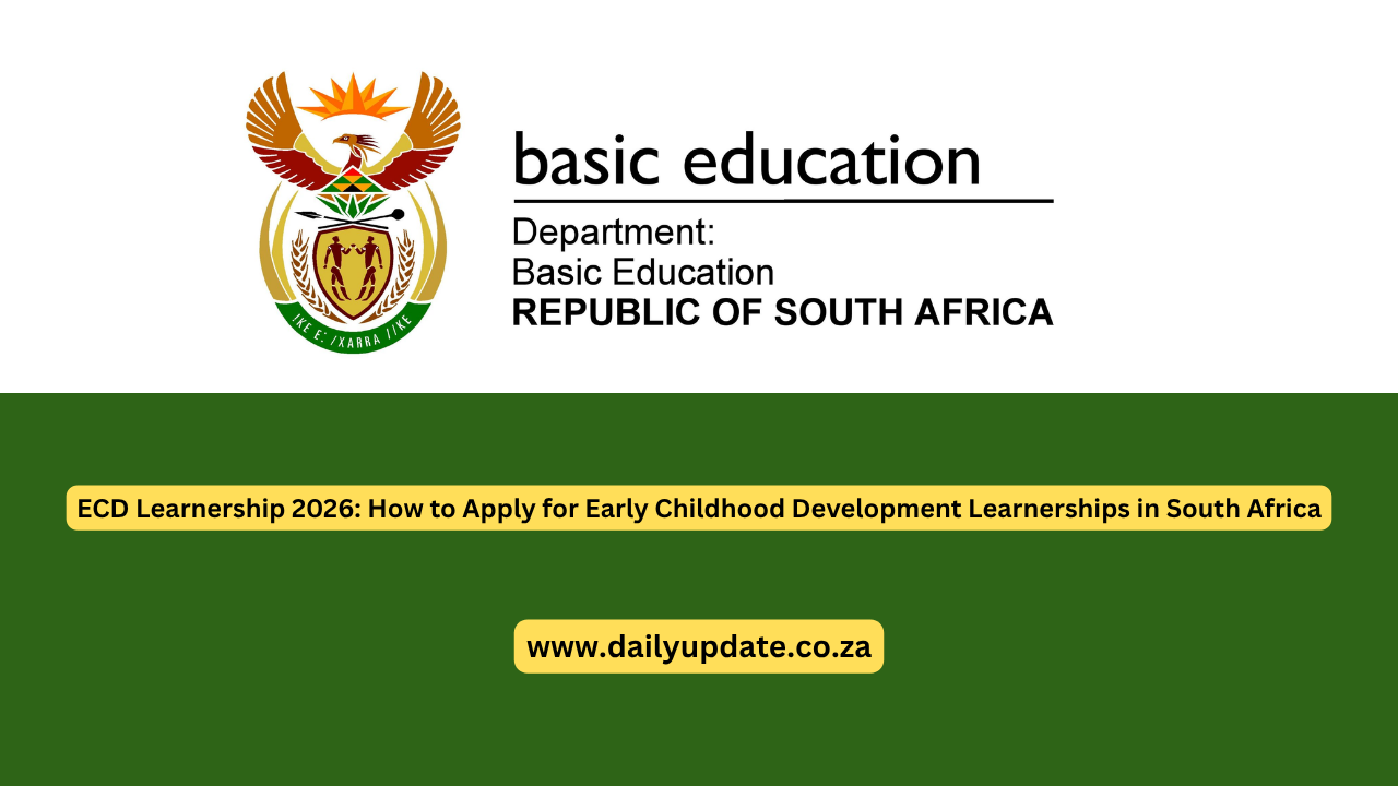 ECD Learnership 2026 Opportunities Open Across South Africa