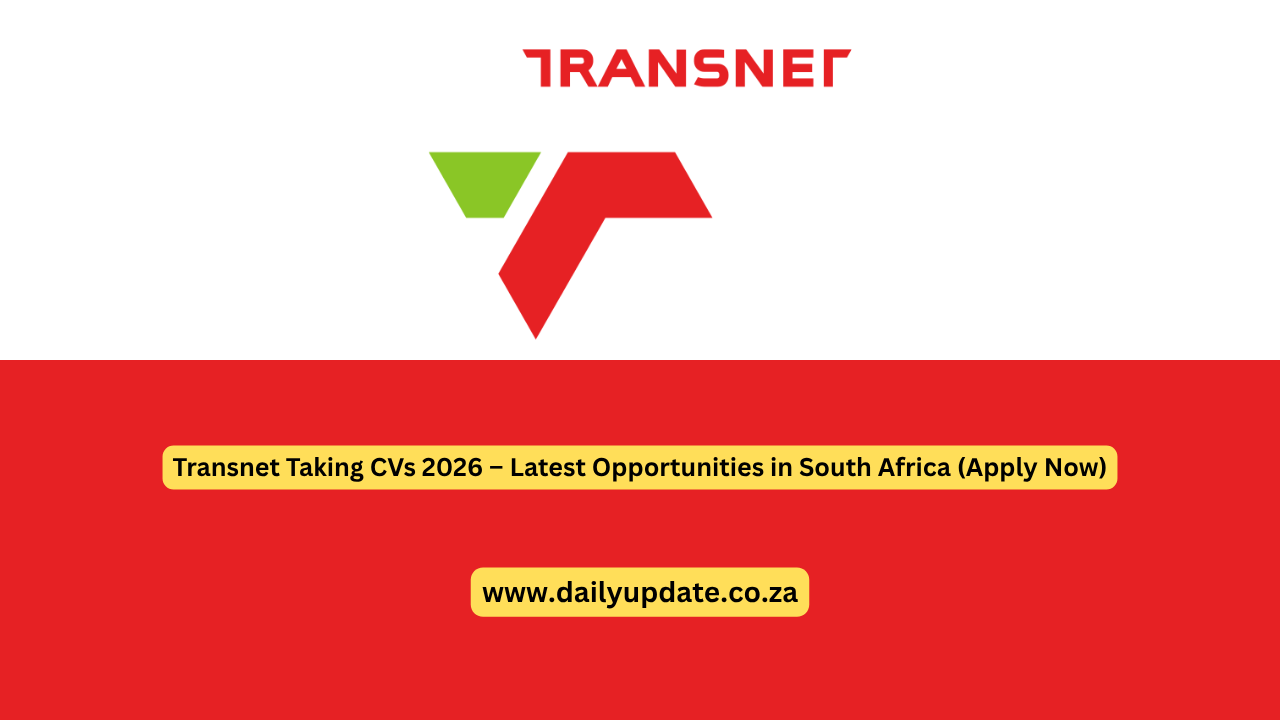 Transnet Taking CVs 2026 – Latest Opportunities in South Africa (Apply Now)