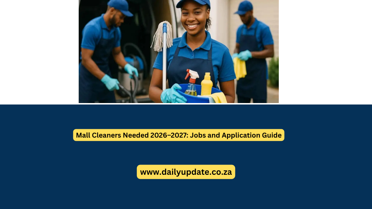 Mall Cleaners Needed 2026–2027: Jobs and Application Guide
