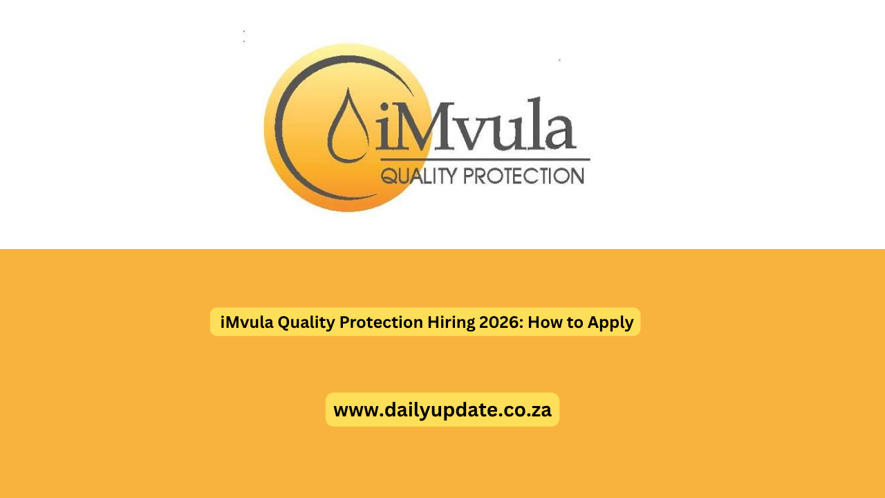 iMvula Quality Protection Hiring 2026: How to Apply