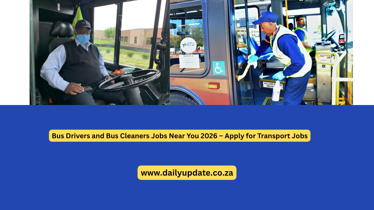 Bus Drivers and Bus Cleaners Jobs Near You 2026 – Apply for Transport Jobs