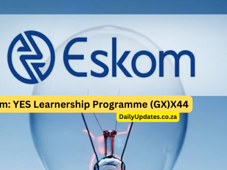 Exciting 12-Month FTC Contract Opportunity with Eskom: YES Learnership Programme (GX)X44