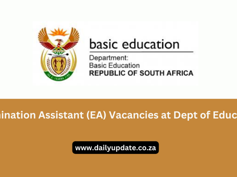 Examination Assistant (EA) Vacancies at Dept of Education