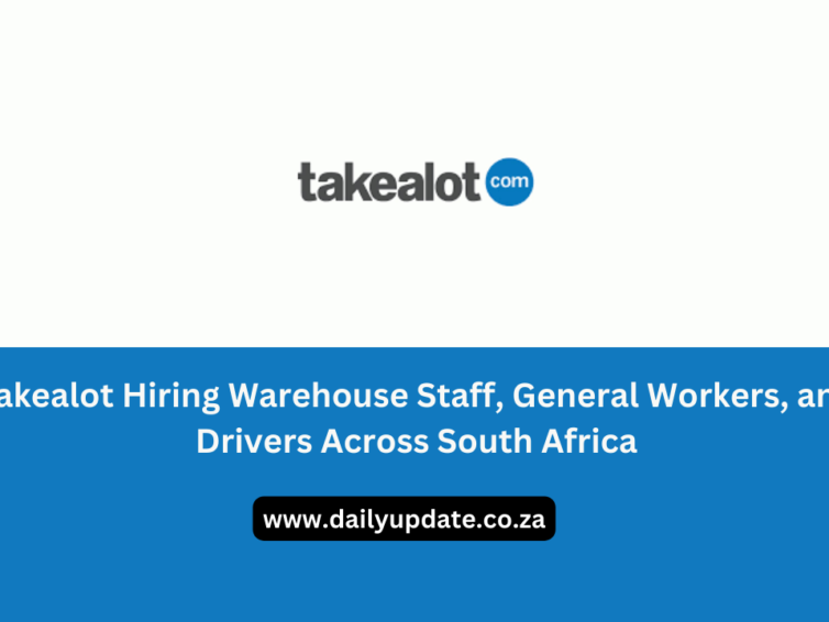 Takealot Hiring Warehouse Staff, General Workers, and Drivers Across South Africa