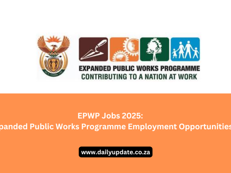 EPWP Jobs 2025 You Must Apply Now