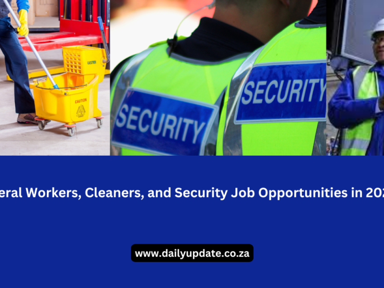 General Workers, Cleaners, and Security Job Opportunities in 2025