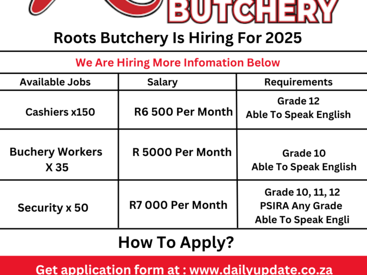 Roots Butchery Hiring 2025: Join Our Vibrant Team!