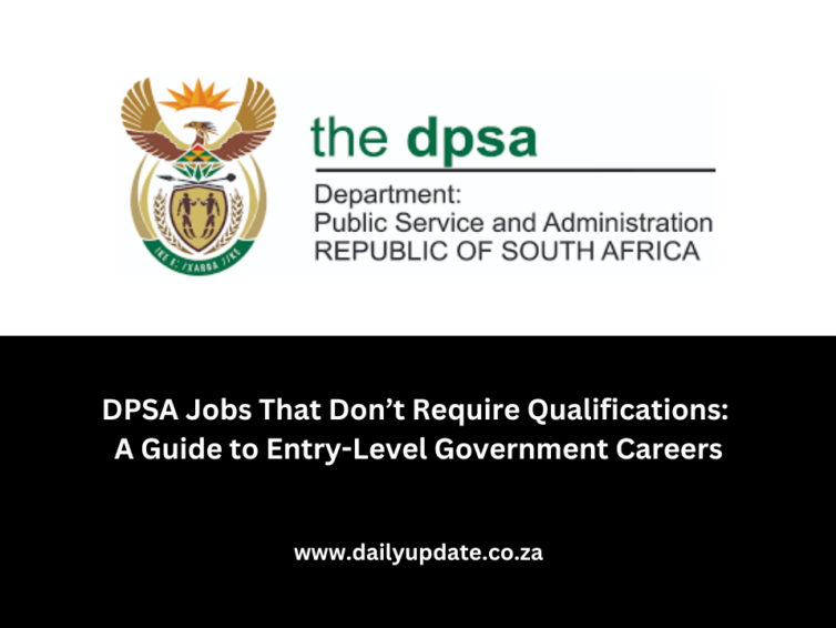 DPSA Jobs That Don’t Require Qualifications (7 Jobs)