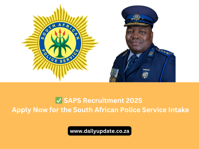 ✅ SAPS Recruitment 2025 – Apply Now for the South African Police Service Intake