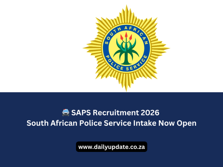 🚔 SAPS Recruitment 2026 – South African Police Service Intake Now Open
