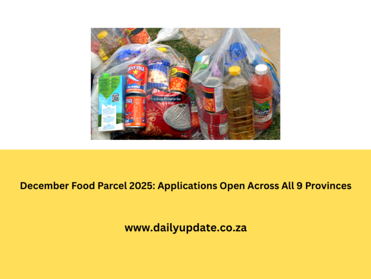 December Food Parcel 2025: Applications Open Across All 9 Provinces