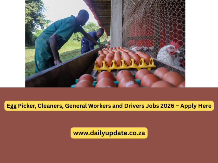 Egg Picker, Cleaners, General Workers and Drivers Jobs 2026 – Apply Here