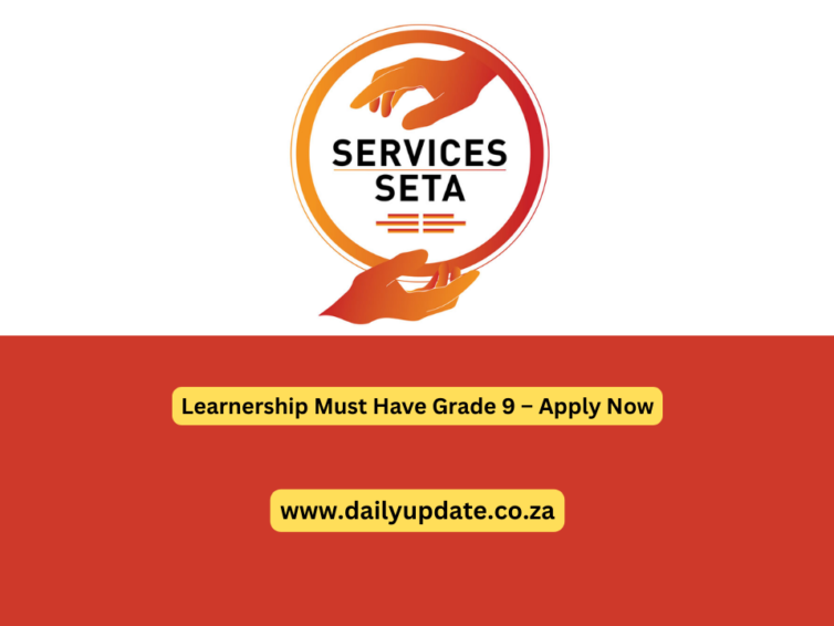 Learnership Must Have Grade 9 – Apply Now