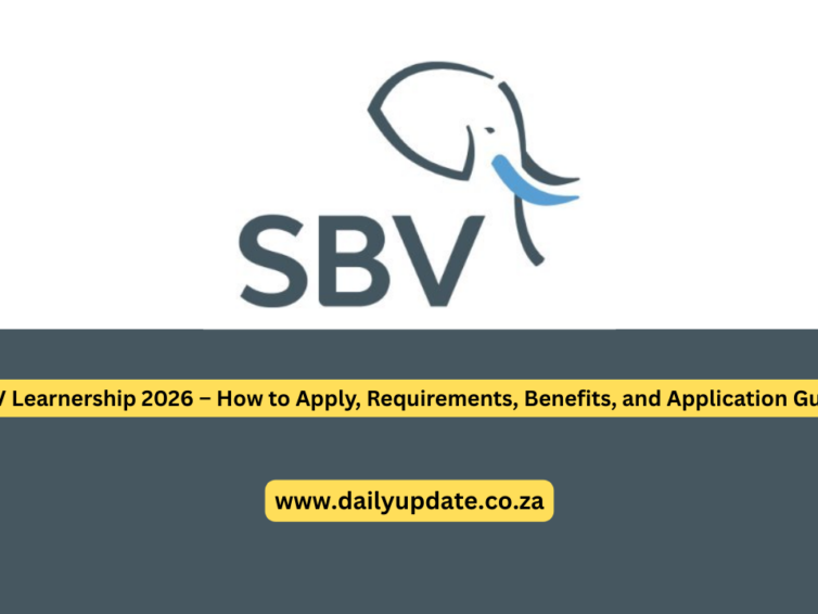 SBV Learnership 2026 – How to Apply, Requirements, Benefits, and Application Guide