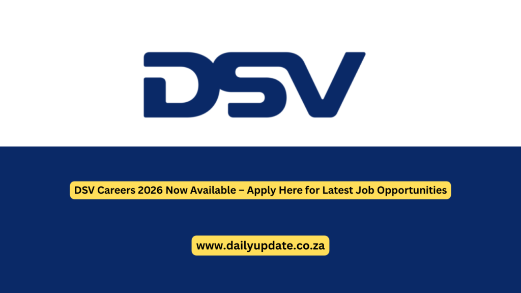 DSV Careers 2026 Now Available – Apply Here for Latest Job ...