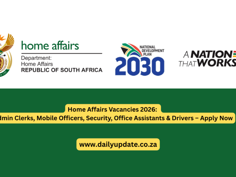 Home Affairs Vacancies 2026: Admin Clerks, Mobile Officers, Security, Office Assistants & Drivers – Apply Now