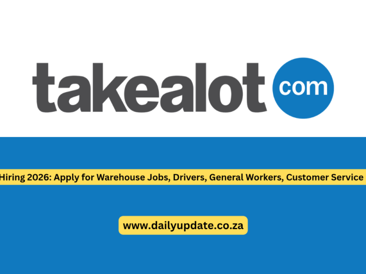 Takealot Hiring 2026: Apply for Warehouse Jobs, Drivers, General Workers, Customer Service and More