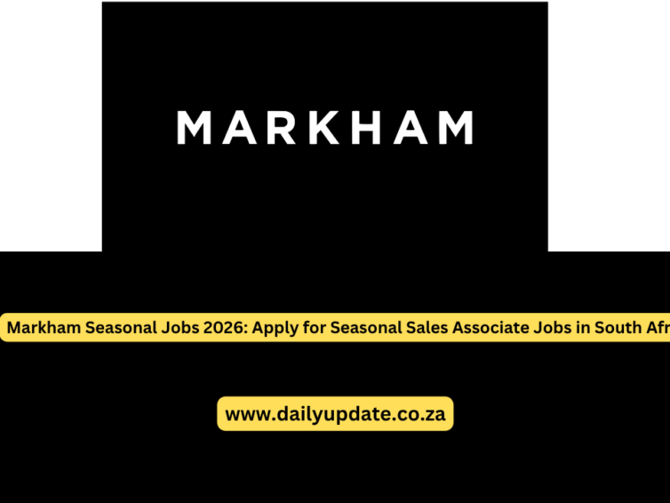 Markham Seasonal Jobs 2026: Apply for Seasonal Sales Associate Jobs in South Africa