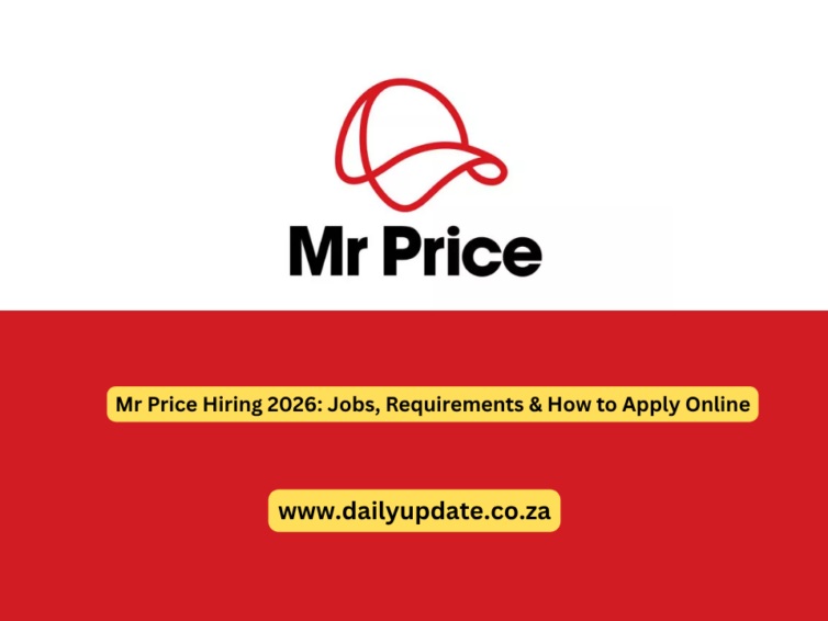 Mr Price Hiring 2026: Jobs, Requirements & How to Apply Online