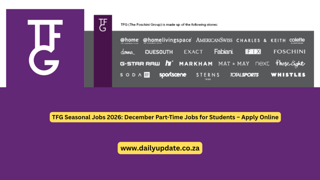 TFG Seasonal Jobs 2026: December Part-Time Jobs for Students – Apply ...