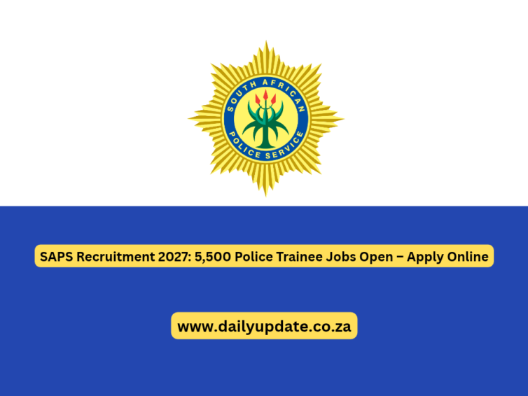 SAPS Recruitment 2027: 5,500 Police Trainee Jobs Open – Apply Online